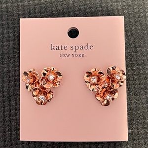 Kate Spade Triple Flower Earrings